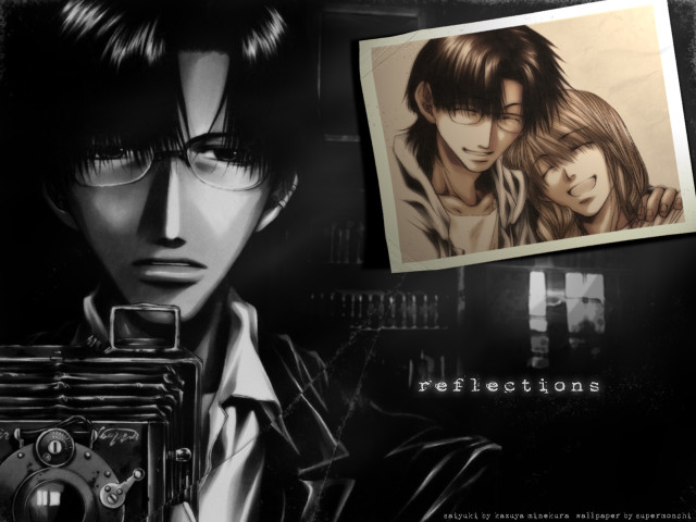 Man camera hologram reflection group free wallpaper for desktop - medium preview image