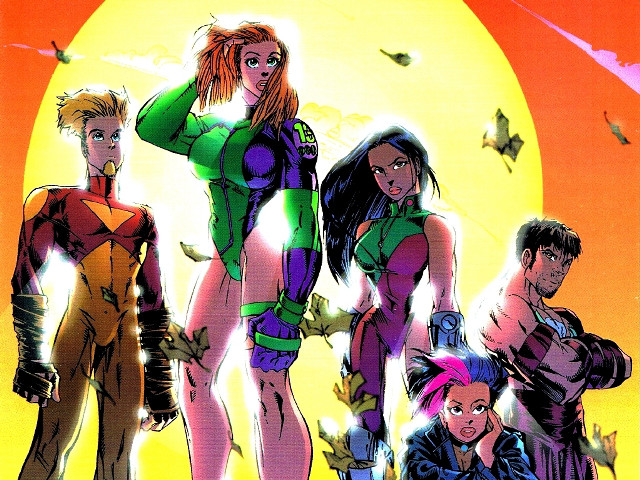 Young women sun bats flying free wallpaper for desktop - medium preview image