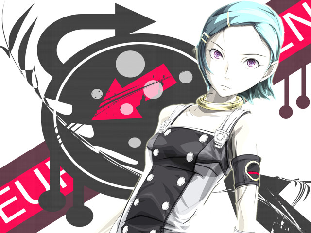 Woman clock vorticism portrait aya free wallpaper for desktop - medium preview image