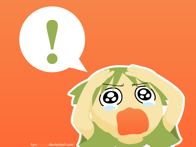 Cartoon dog surprised speech bubble free wallpaper for desktop - medium preview image