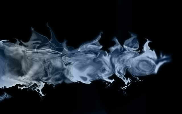 Black smoke raytraced generative abstract free wallpaper for desktop - medium preview image