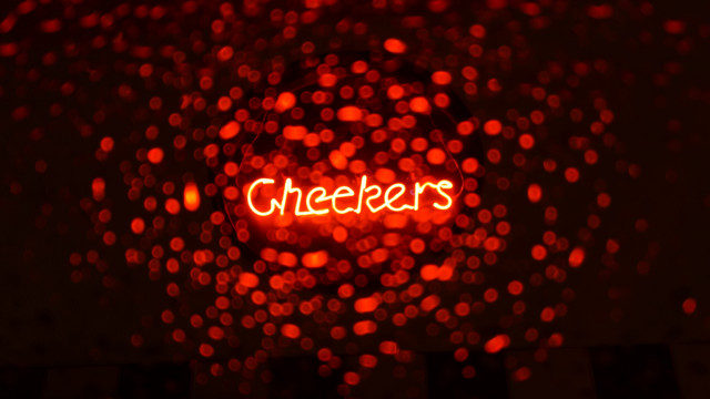 Cheers red neon 3d blood free wallpaper for desktop - medium preview image