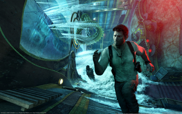 Man white shirt red backpack free wallpaper for desktop - medium preview image