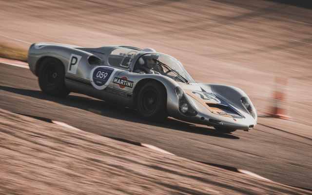Silver racecar motionblur numbered photorealism free wallpaper for desktop - medium preview image