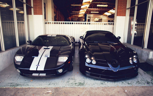 Black sports cars tokyo building free wallpaper for desktop - medium preview image