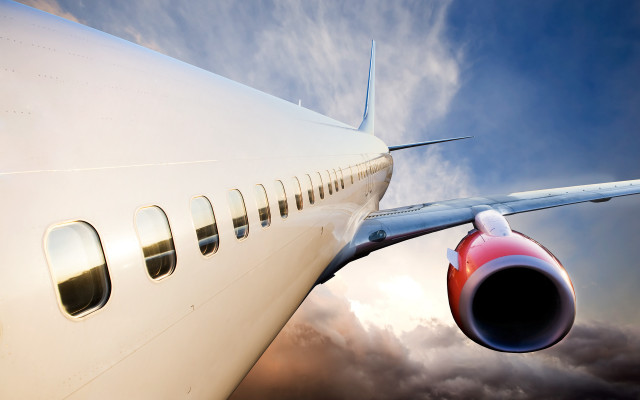 Plane wing clouds blue sky #3 free wallpaper for desktop - medium preview image