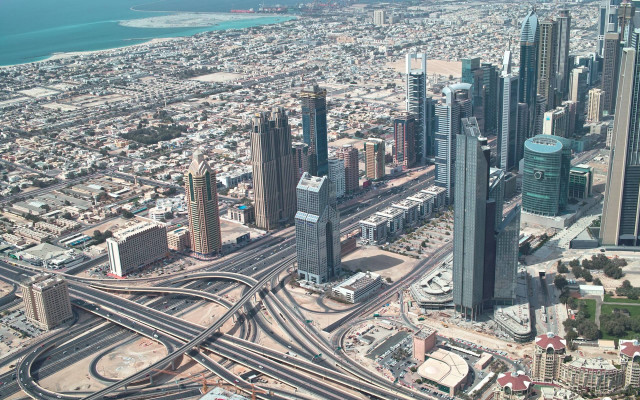 Tokyo cityscape bridge river skyline free wallpaper for desktop - medium preview image