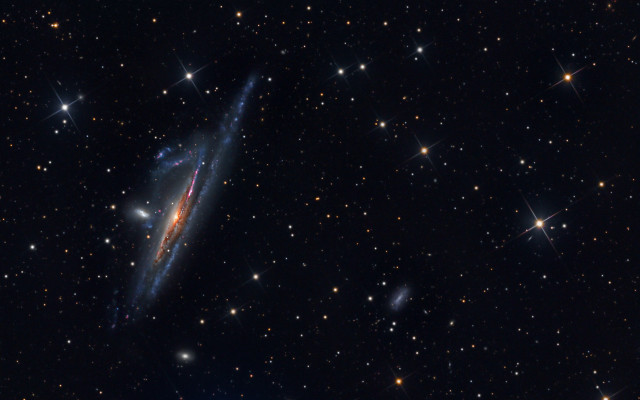 Bright blue galaxy starry sky #2 free wallpaper for desktop - medium preview image