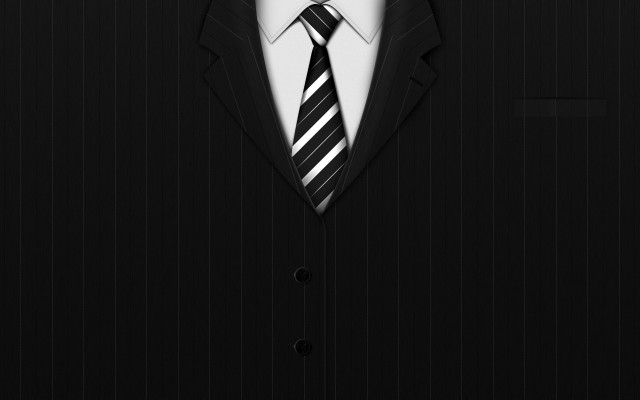 Man suit tie striped portrait free wallpaper for desktop - medium preview image