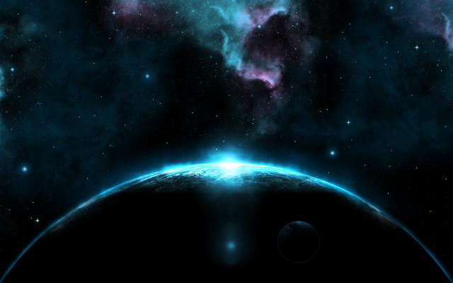 Space planet stars bright light #5 free wallpaper for desktop - medium preview image