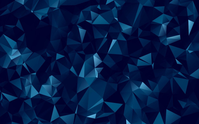 Blue abstract triangles lines lowpoly #2 free wallpaper for desktop - medium preview image