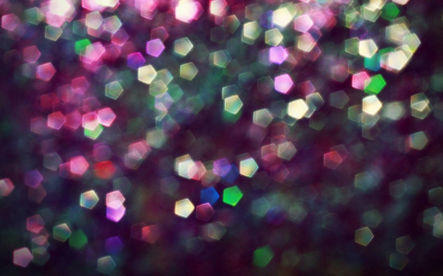 Blurry lights night sky holography #2 free wallpaper for desktop - medium preview image