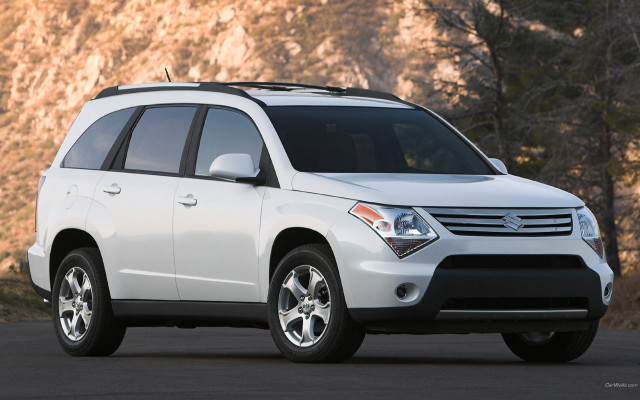 White suv parking lot mountain free wallpaper for desktop - medium preview image