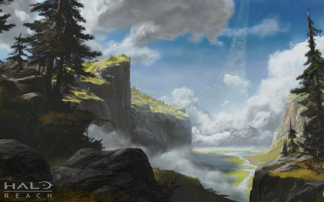 Mountain landscape river distant mountain free wallpaper for desktop - medium preview image