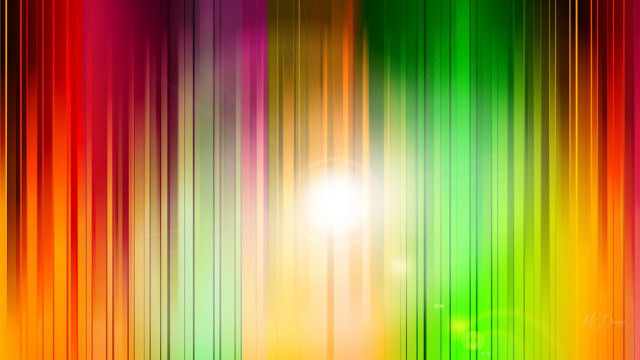 Colorful bright light sunset abstract free wallpaper for desktop - medium preview image