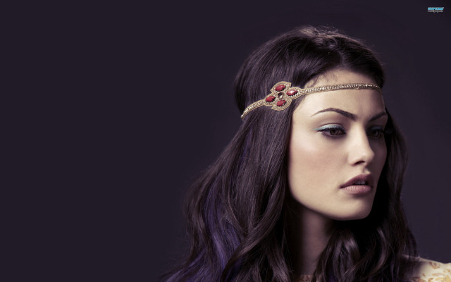 Gothic woman flower headpiece headband free wallpaper for desktop - medium preview image