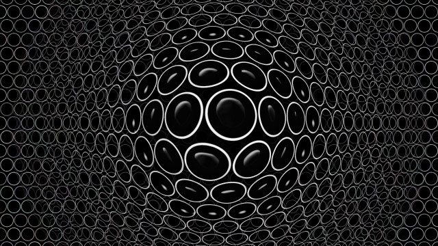 Black white opart honeycomb monochrome free wallpaper for desktop - medium preview image