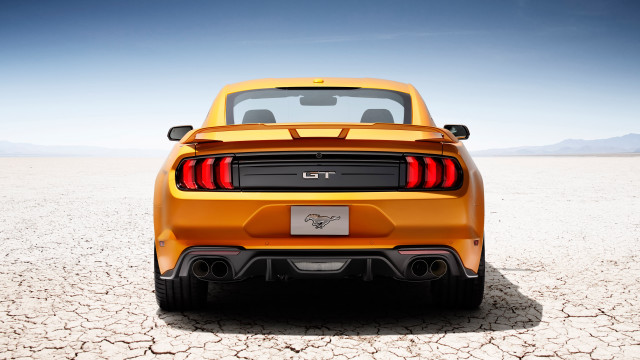 Yellow sports car desert sky #2 free wallpaper for desktop - medium preview image