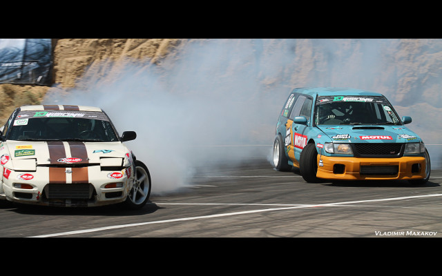 Cars smoke mountain track vehicle free wallpaper for desktop - medium preview image