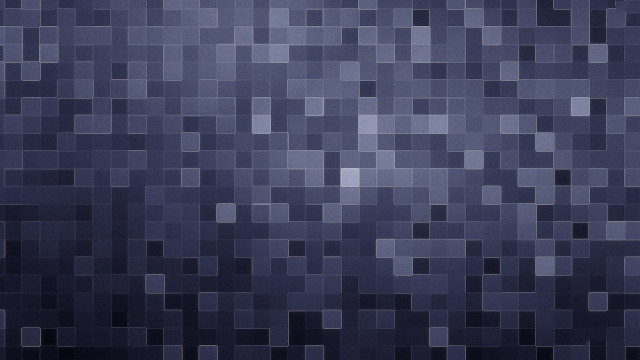 Blue checkered honeycomb pixel art free wallpaper for desktop - medium preview image