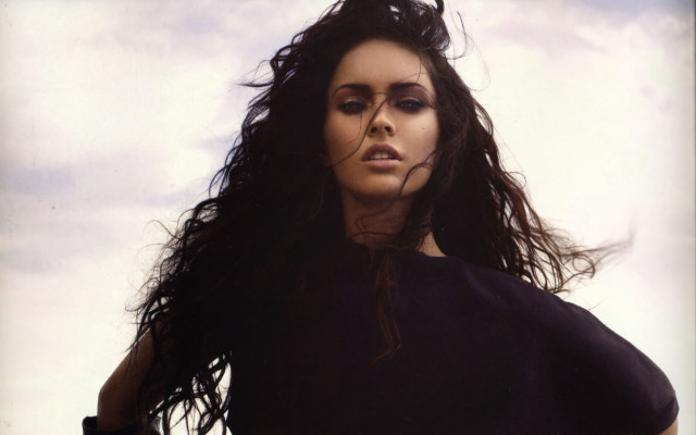 Woman long hair cloudy sky free wallpaper for desktop - medium preview image