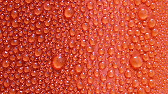 Red wall water drops macro free wallpaper for desktop - medium preview image