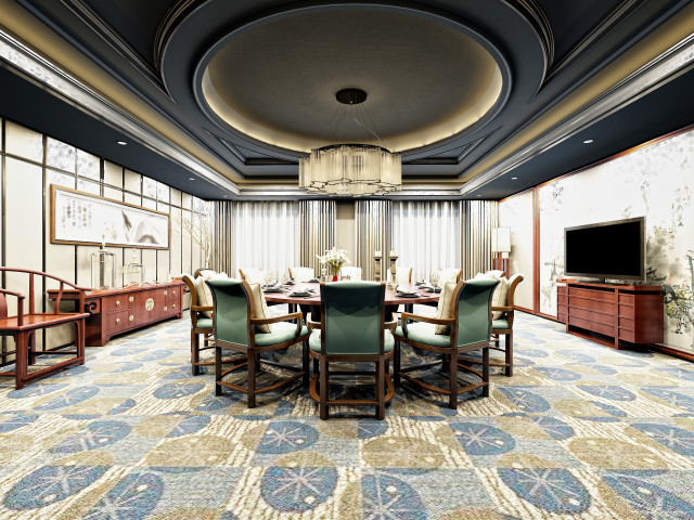 Large room table chairs television free wallpaper for desktop - medium preview image