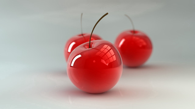 Red apples table white surface free wallpaper for desktop - medium preview image
