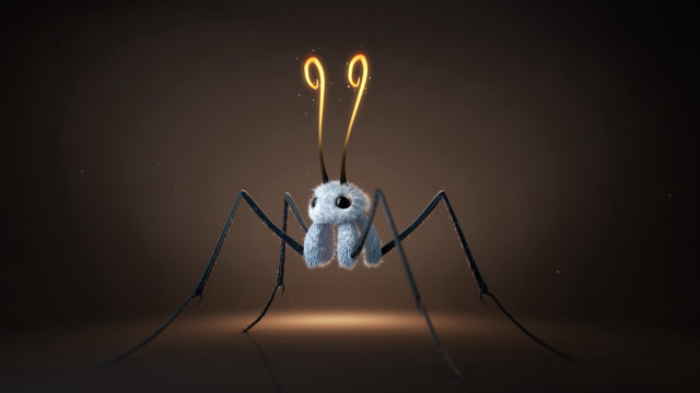 Spider yellow eyes black legs free wallpaper for desktop - medium preview image