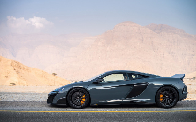 Grey sports car mountain road #2 free wallpaper for desktop - medium preview image