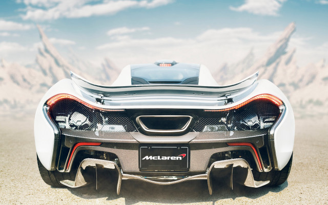 Desert mountains cloudy sky futuristic free wallpaper for desktop - medium preview image