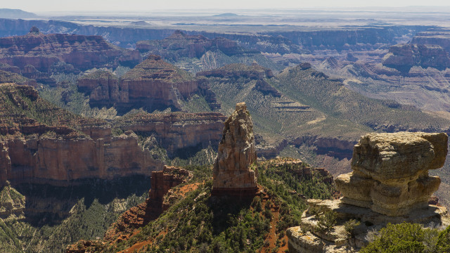 Large cliff tall rock formation #2 free wallpaper for desktop - medium preview image