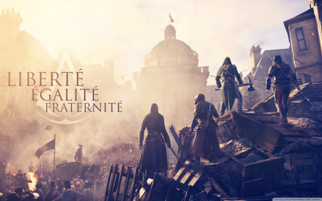 Liberte egalite fraternite group rubble free wallpaper for desktop - medium preview image