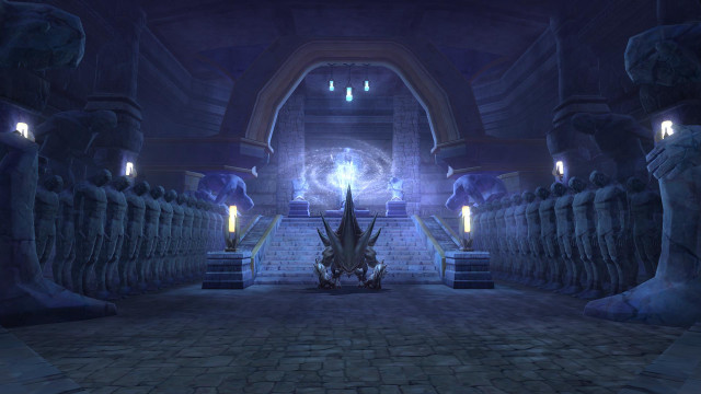 Large room giant statue giant free wallpaper for desktop - medium preview image