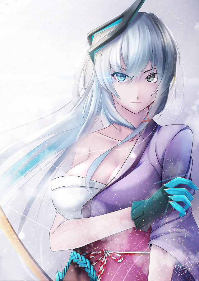 Woman sword dress snow snowflakes free wallpaper for mobile - medium preview image