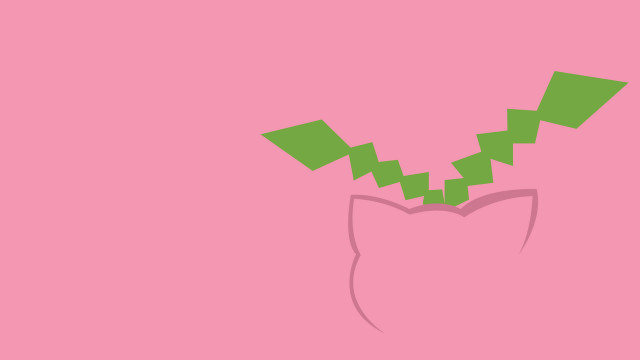 Pink background green vase green free wallpaper for desktop - medium preview image