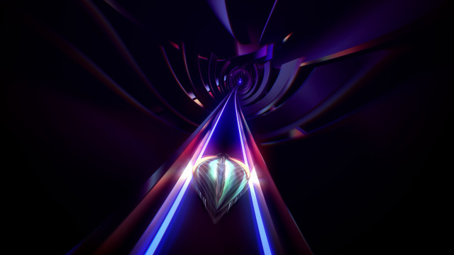 Colorful abstract heart center purple free wallpaper for desktop - medium preview image