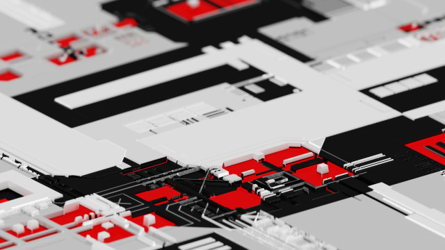 Red black building el lissitzky free wallpaper for desktop - medium preview image
