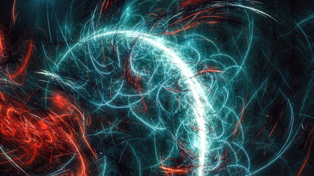 Spiral light colors blue red free wallpaper for desktop - medium preview image