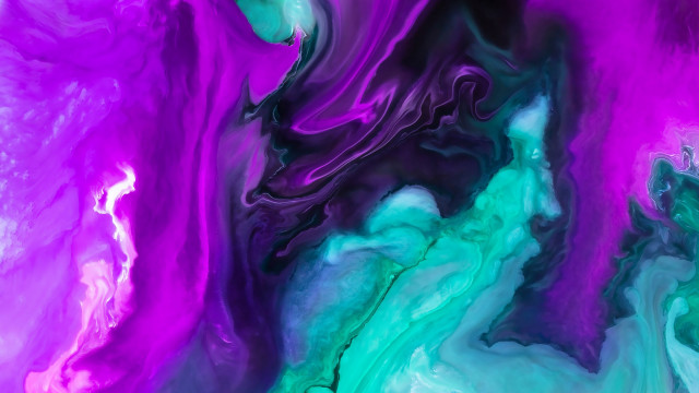 Purple green space art flame free wallpaper for desktop - medium preview image