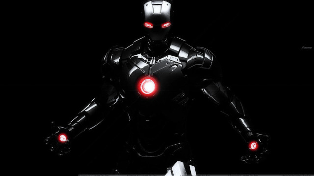 Man suit red eyes red free wallpaper for desktop - medium preview image