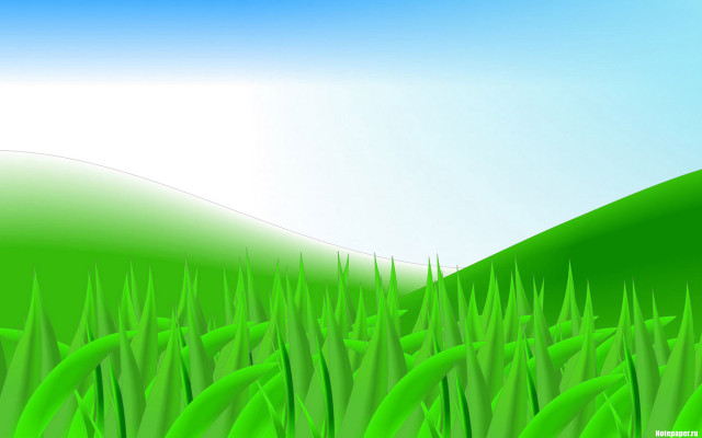 Green field bamboo sky cloud free wallpaper for desktop - medium preview image