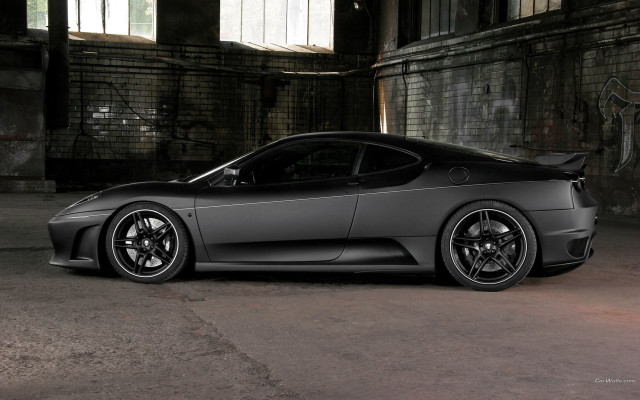 Black sports car dark room #6 free wallpaper for desktop - medium preview image