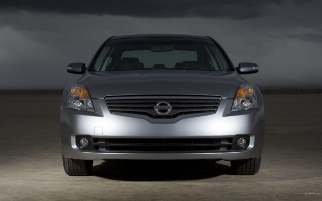 Silver car parking lot dark free wallpaper for desktop - medium preview image