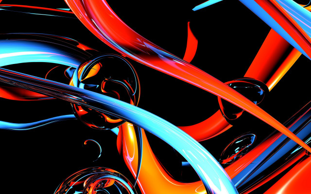Colorful abstract black red blue #3 free wallpaper for desktop - medium preview image