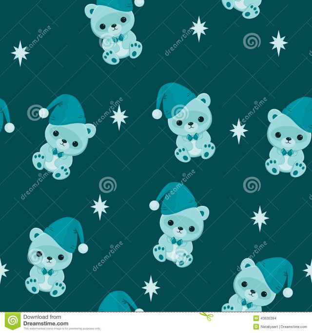 Blue teddy bear santa hat free wallpaper for tablet - medium preview image