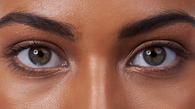 Womans eyes brown nose ring free wallpaper for desktop - medium preview image