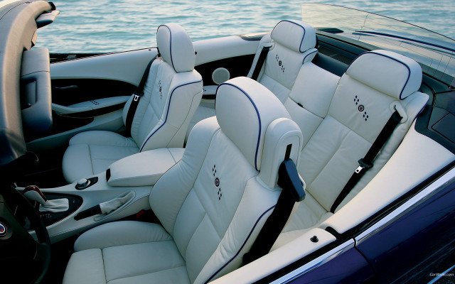 Car seats waterfront front facing free wallpaper for desktop - medium preview image