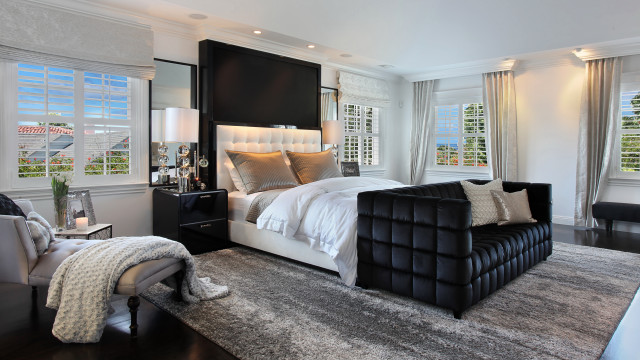 Bedroom artdeco cityscape shutters evelynabelson free wallpaper for desktop - medium preview image