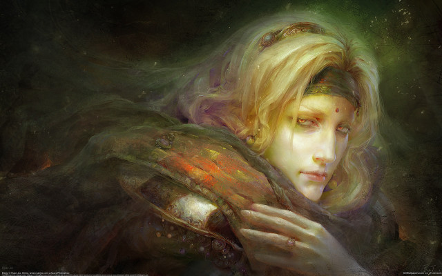 Woman large arm holding object free wallpaper for desktop - medium preview image